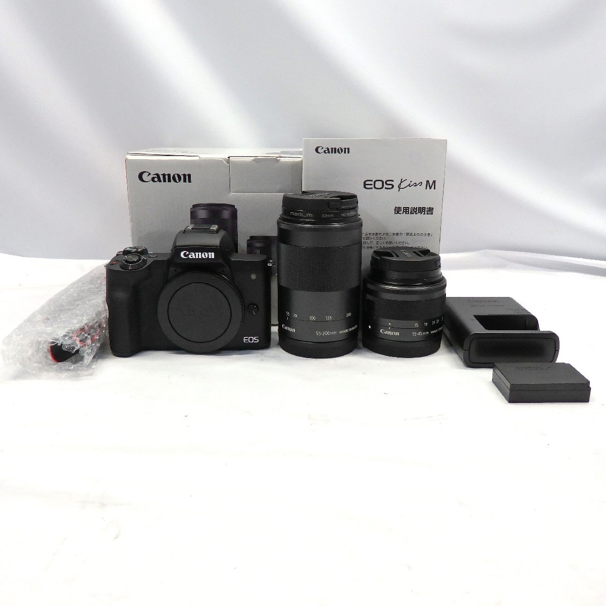 ❤️お得セット❤️Canon EOS kiss M2 ダブルズームセット黒 Canon 