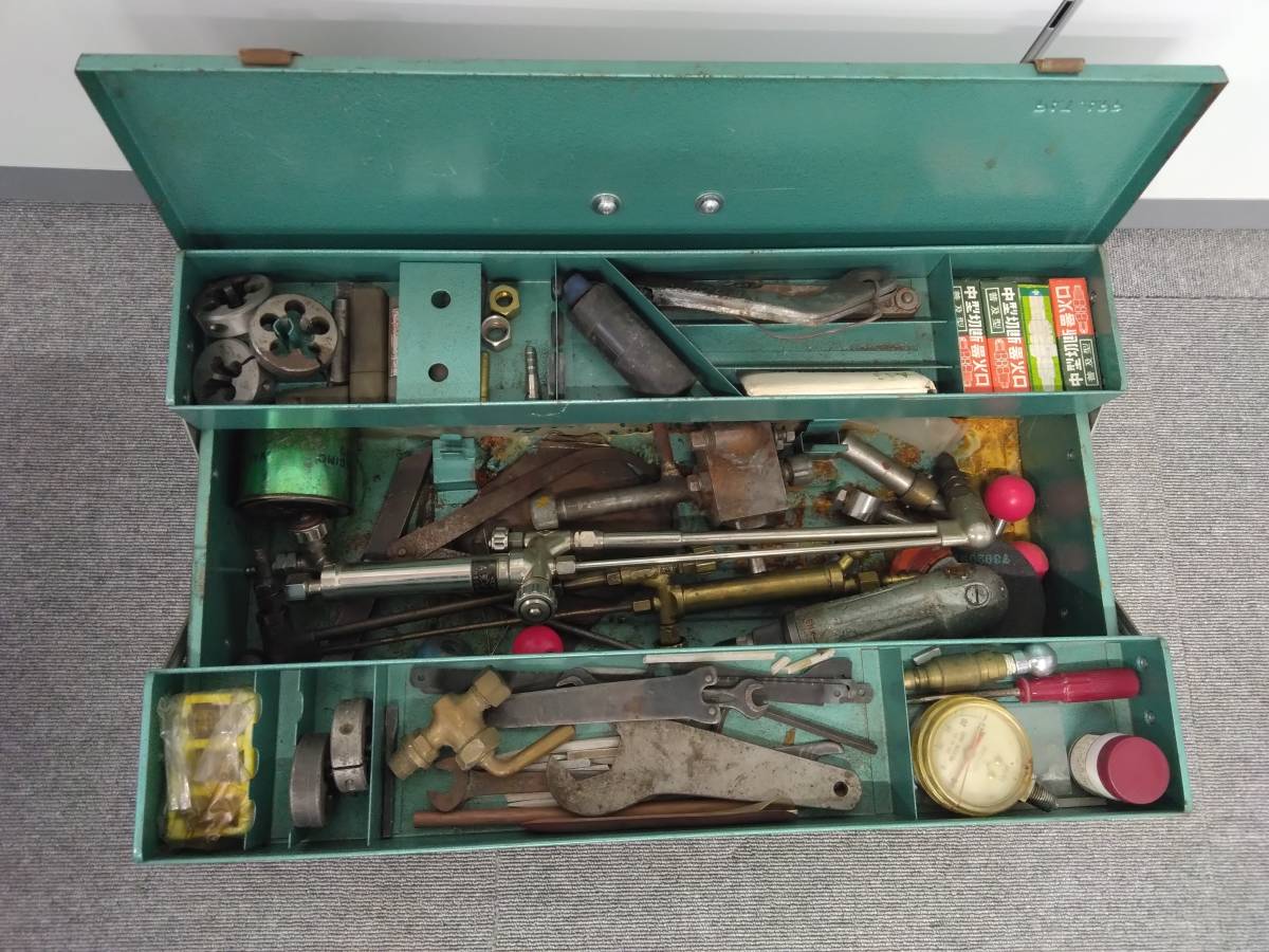 驚きの破格値，人気 M536 棚家 現状品 ツールボックス 工具セット toolbox エアグラインダー ガス切断機 中型切断器火口 電動工具 12/1(切断機一般)｜売買されたオークション情報、yahooの商品情報をアーカイブ公開 - 鉄工用