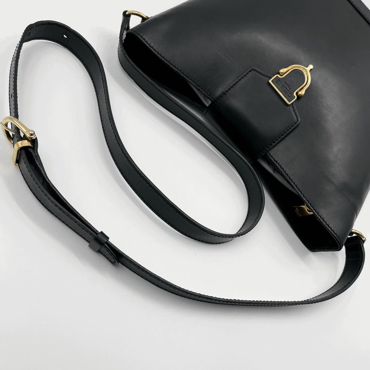 1円【極美品・入手困難品】CELINE オールドセリーヌ ショルダーバッグ 