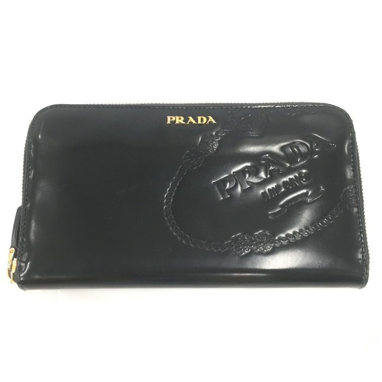 PRADA プラダ 長財布 黒 IM0506 164 箱付き【BLAC3024】 【公式通販】