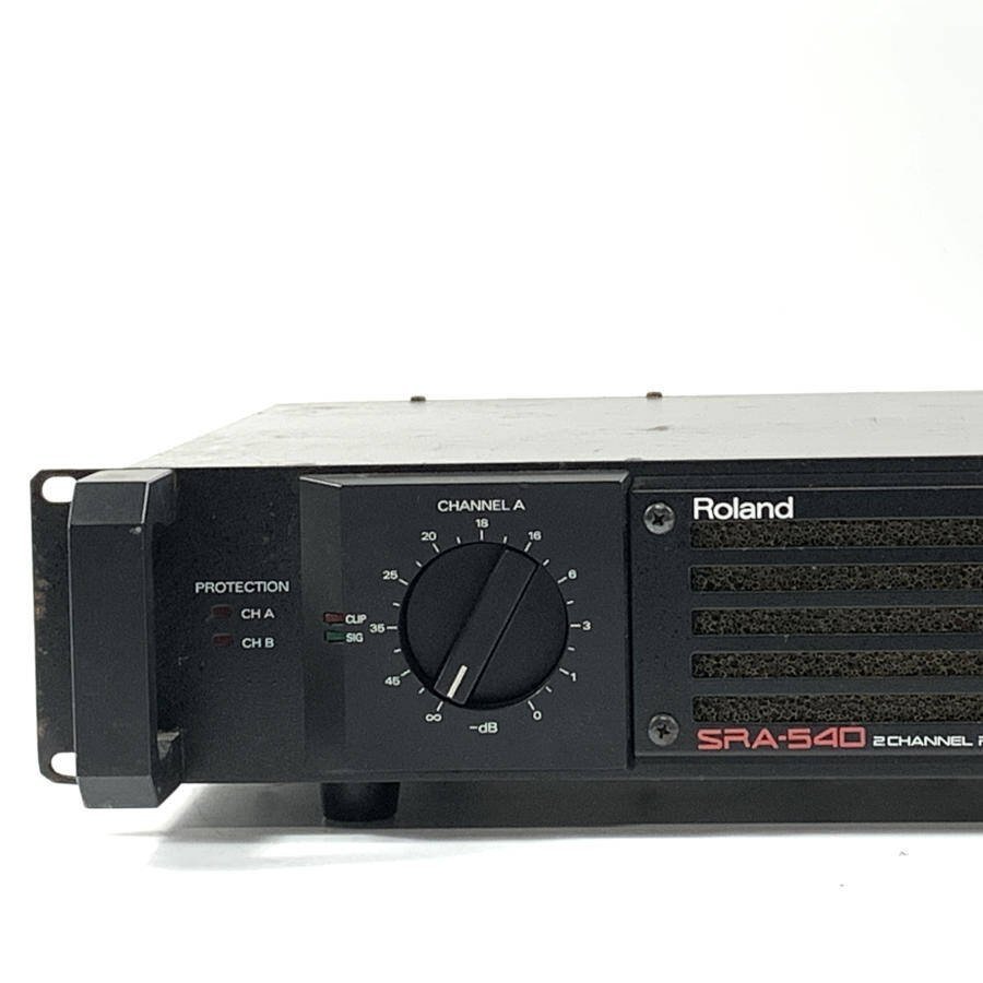 Roland ローランド SRA-540 パワーアンプ 定格出力240W+240W(8時)☆現状品