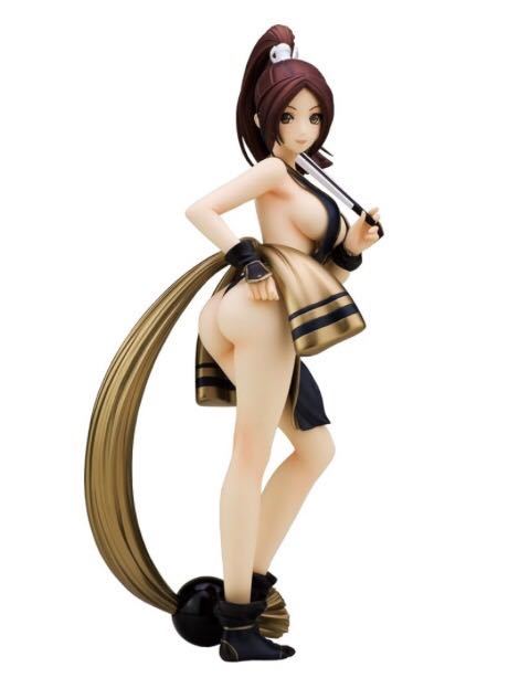 アクションフィギュア　不知火舞　1/6 28cm 女性フィギュア　ゴールド×ブラックver アニメゲームキャラ　セクシー　オリジナルBOX付_6