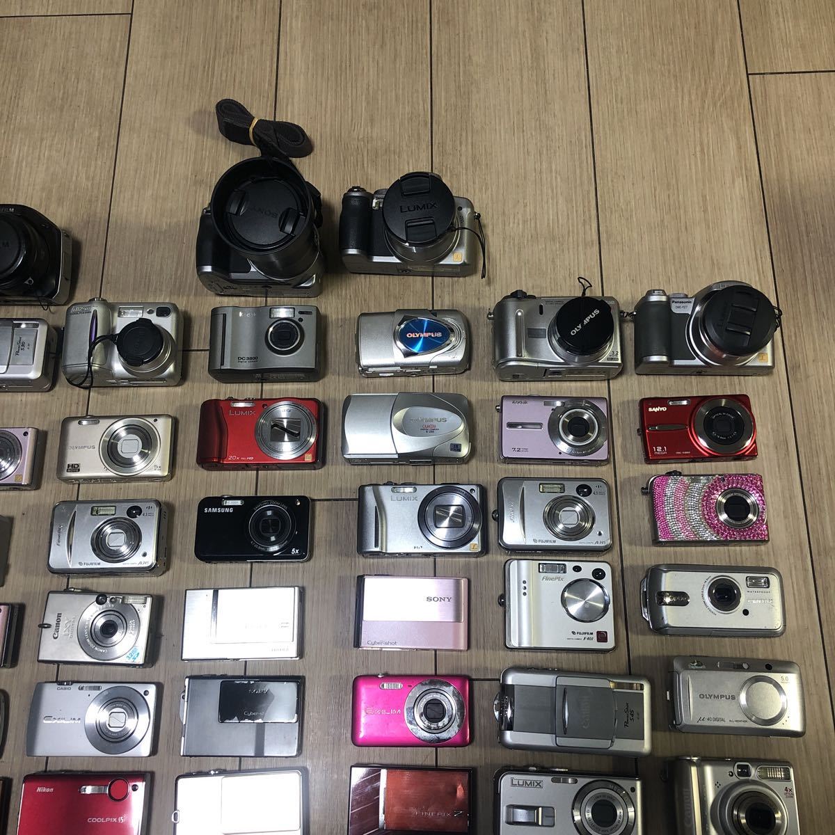 ジャンク品 デジカメ ７個セット SONY Panasonic CASIO等 デジカメ 本体 Canon SONY Nikon OLYMPUS CASIO FUJIFILM Panasonic