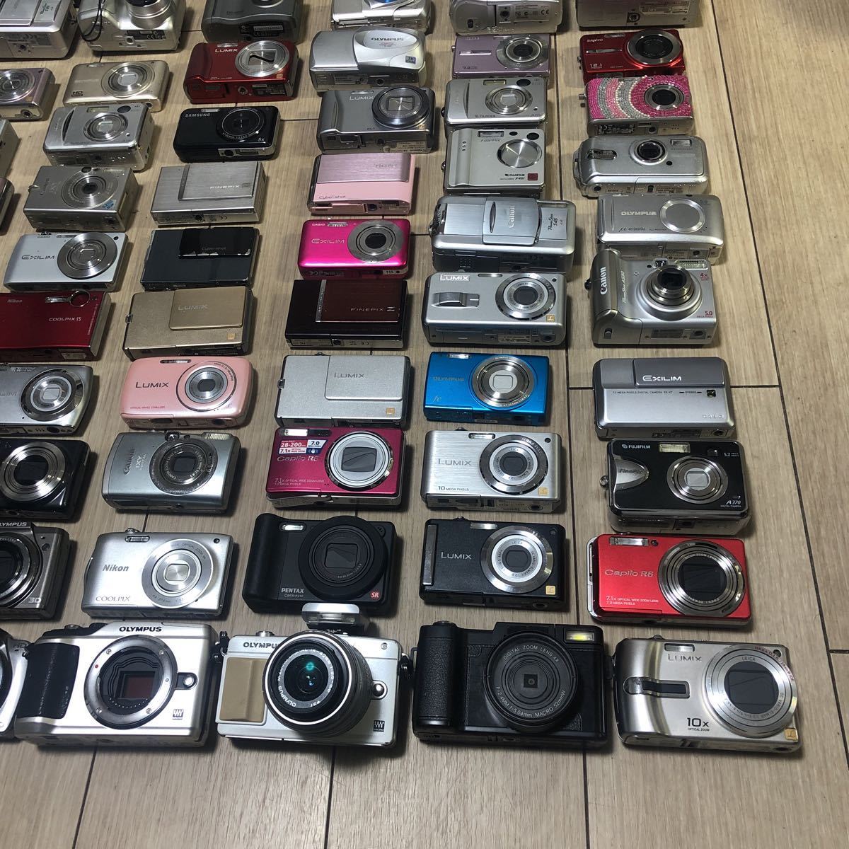 ジャンク品 デジカメ ７個セット SONY Panasonic CASIO等 デジカメ 本体 Canon SONY Nikon OLYMPUS CASIO FUJIFILM Panasonic