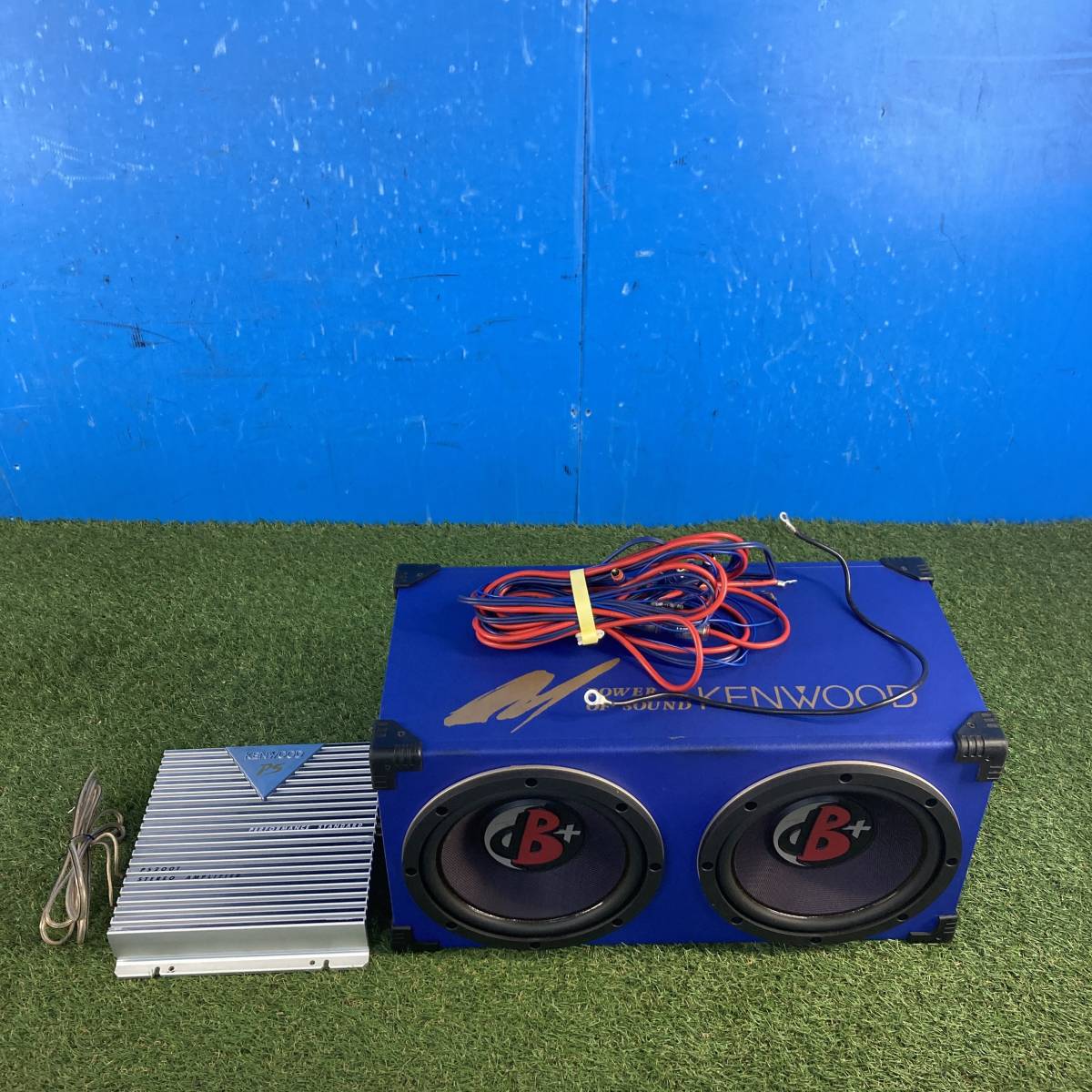 P092L5P2]@ ケンウッド KSC-DB2500 サブウーハー ／ KAC-PS200T アンプ