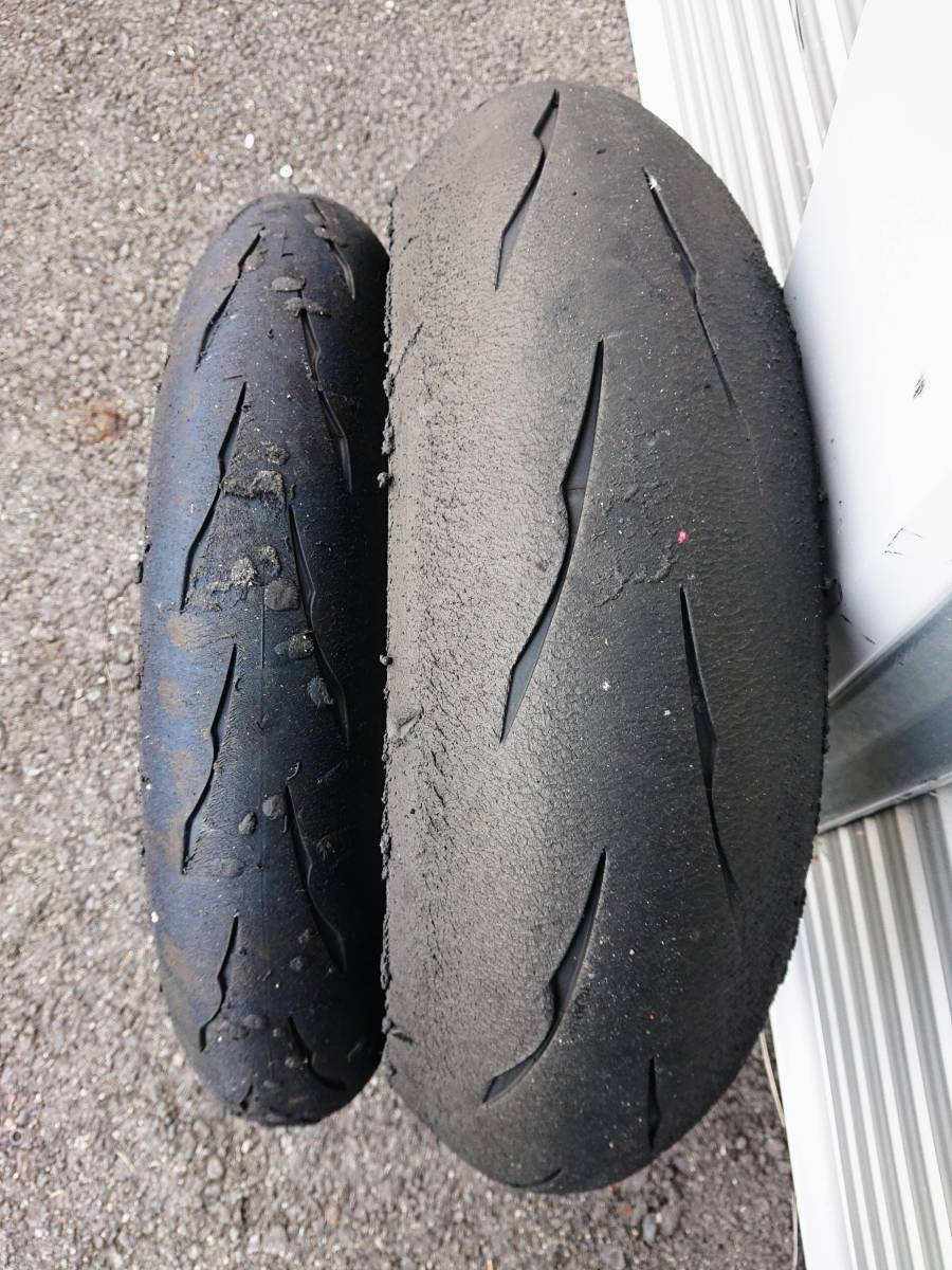 中古 ブリヂストン BIDGESTONE RACING BATTLAX R11 ST600 120/600 R17