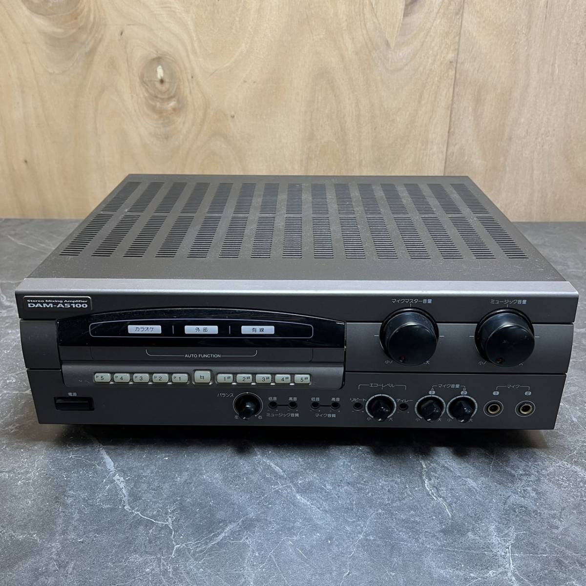 第一興商 DAM-A5100 ステレオミキシングアンプ ミキシングアンプ 美品