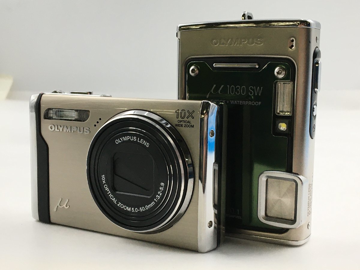 ♪△【OLYMPUS オリンパス】コンパクトデジタルカメラ 2点セット ♪△【OLYMPUS オリンパス】コンパクトデジタルカメラ 2点セット