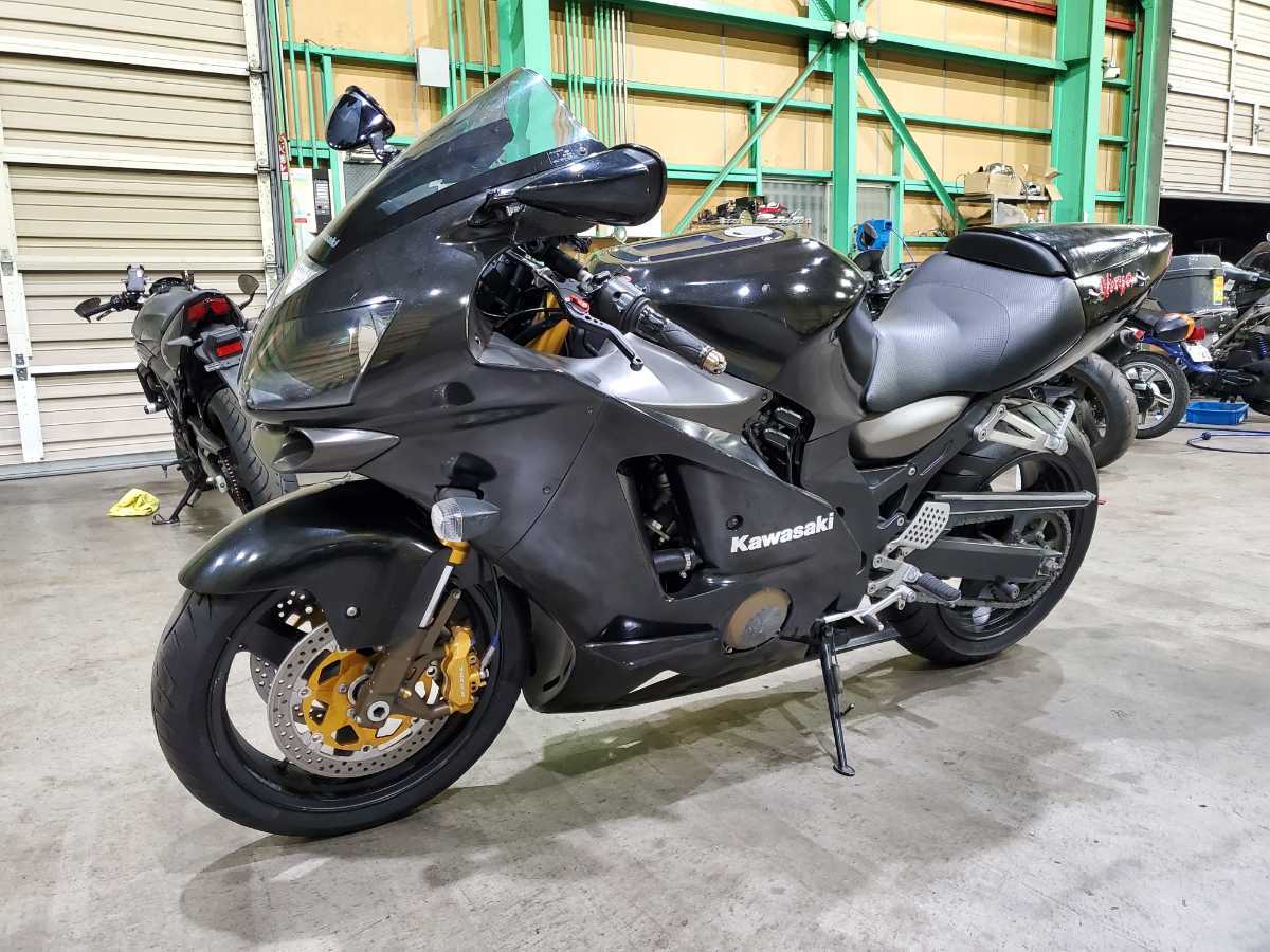 格安 ZX-12R ZX12R ZZ-R1200 B型モデル 平成17年式 47890km セル始動 -