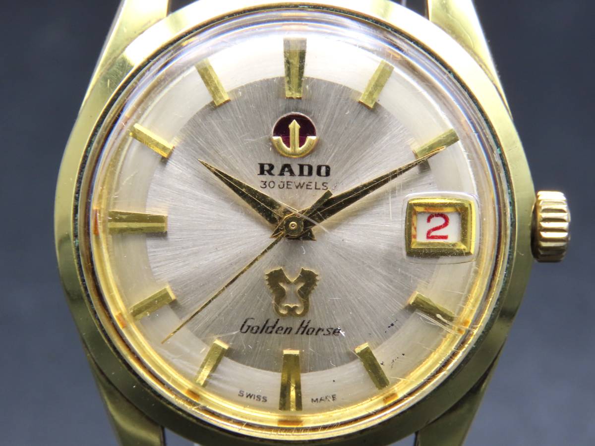 中古品:状態「可」ラドー腕時計 RADO 30JEWELS 自動巻き 時計 スイス製