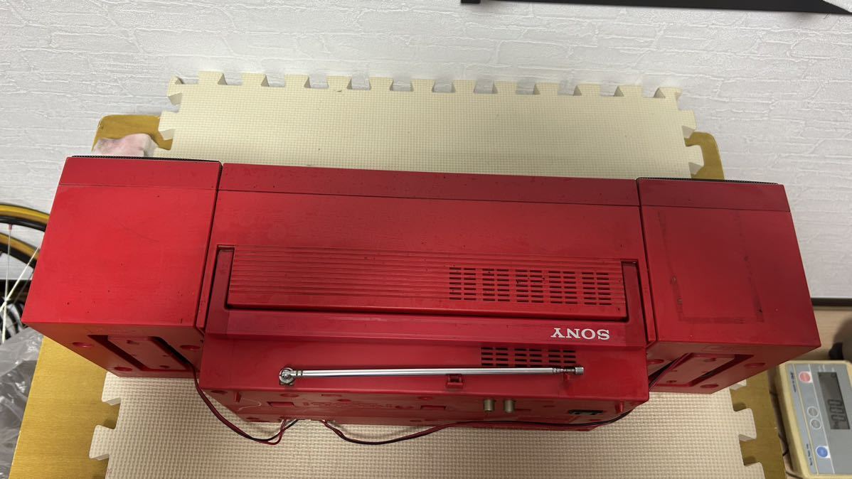 ジャンク⁄希少品SONY CFS-W660 ダブルカセットデッキ ラジカセ