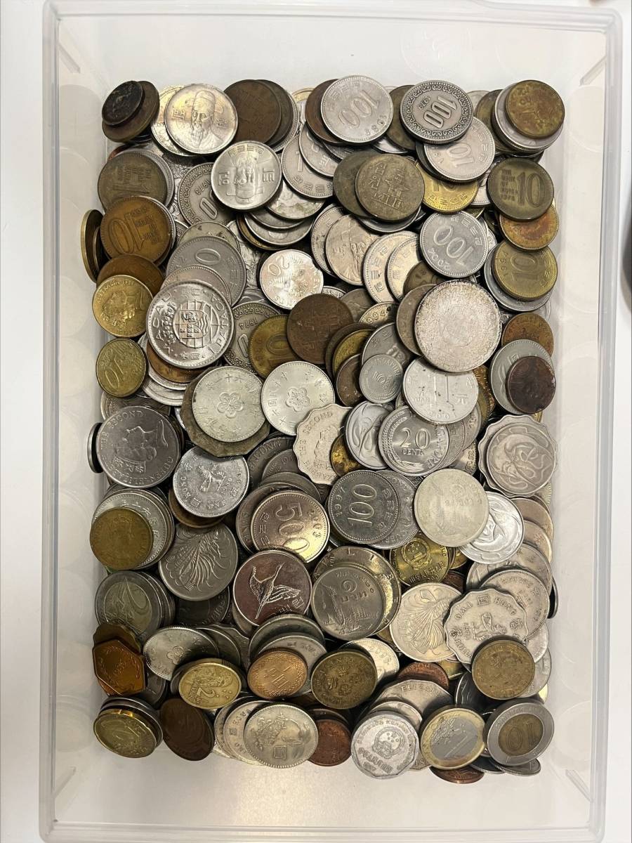 赤字超特価，大人気 #GKS 外国銭まとめ 約2500ｇ アメリカ オーストラリア 韓国 中国 台湾 フランス など お買得 是非(ヨーロッパ)｜売買されたオークション情報、yahooの商品情報をアーカイブ公開 - オークファン ヨーロッパ