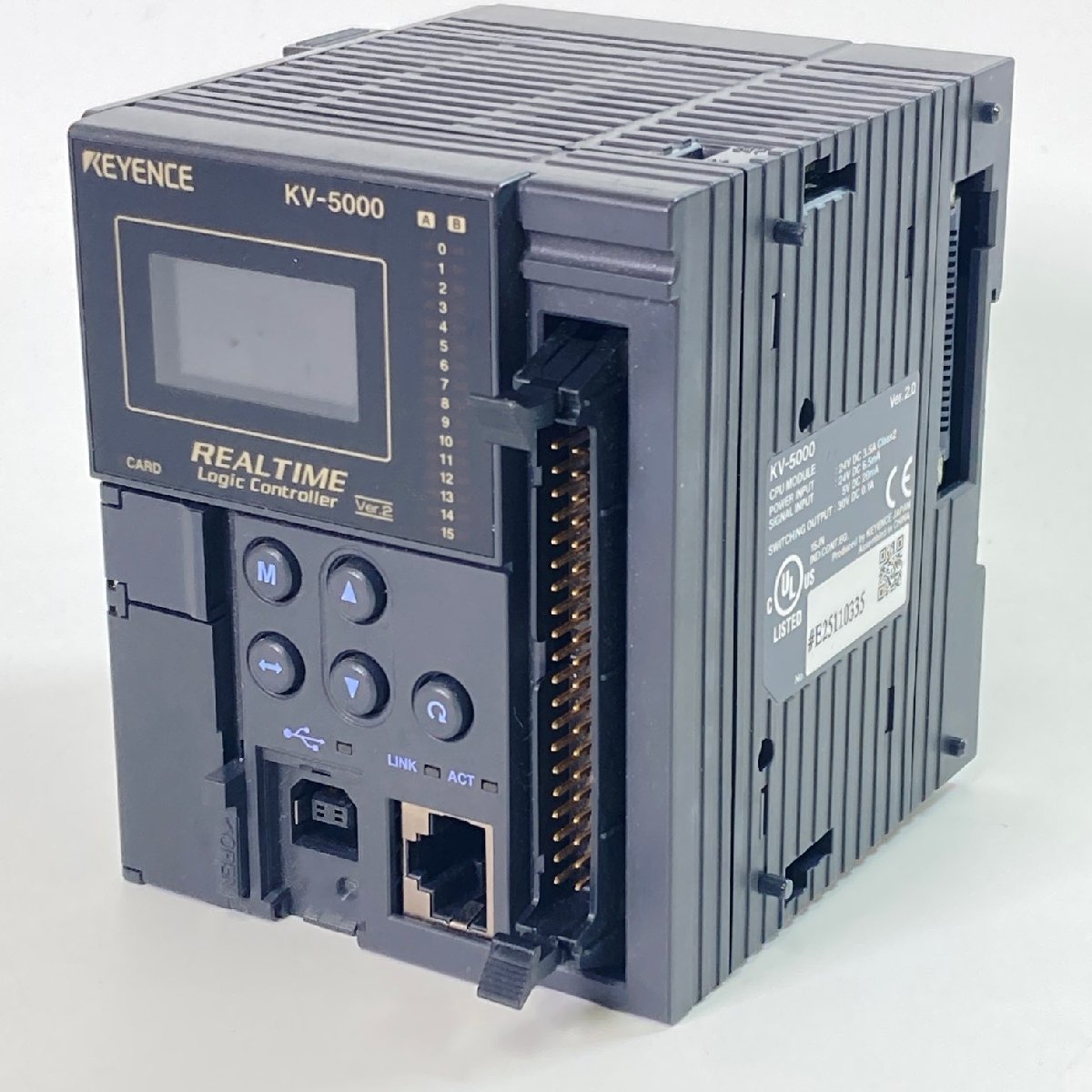 KV-5000 Ethernet 内蔵 CPU ユニット キーエンス PLC KV-5000 KV-5000 Ethernet 内蔵 CPU ユニット キーエンス PLC KV-5000