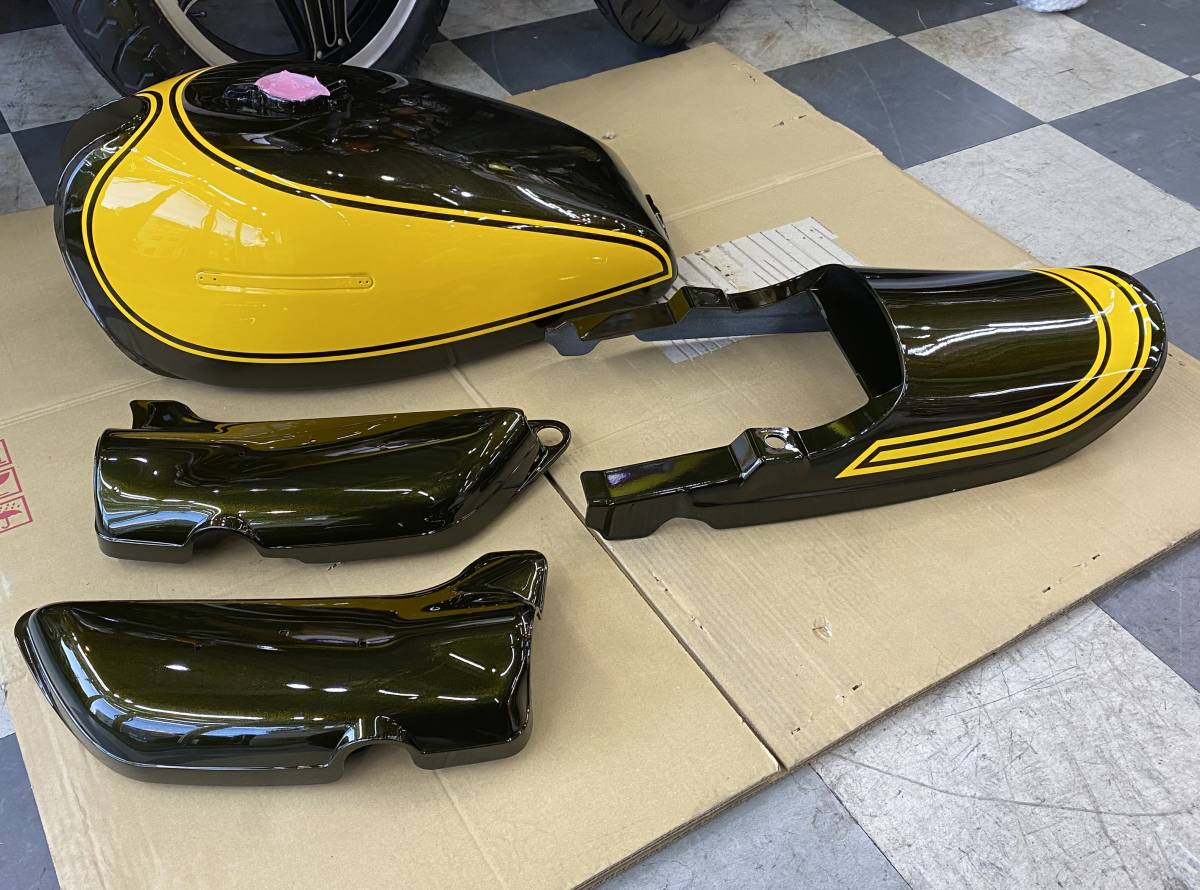 【☆年末セール☆】Z1/2イエローボールペイント 4点セット ダブルピッチ　‘75　MRS