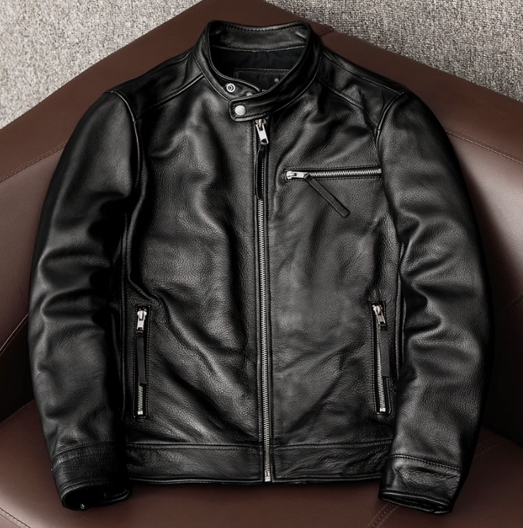 人気SALE，限定SALE 強力推薦 牛革 レザージャケット カウハイド 革ジャン 本革 シングルライダース バイクレザー メンズファッション アメカジ 機関車 S 6XL(XLサイズ以上)｜売買されたオークション情報、yahooの XLサイズ以上