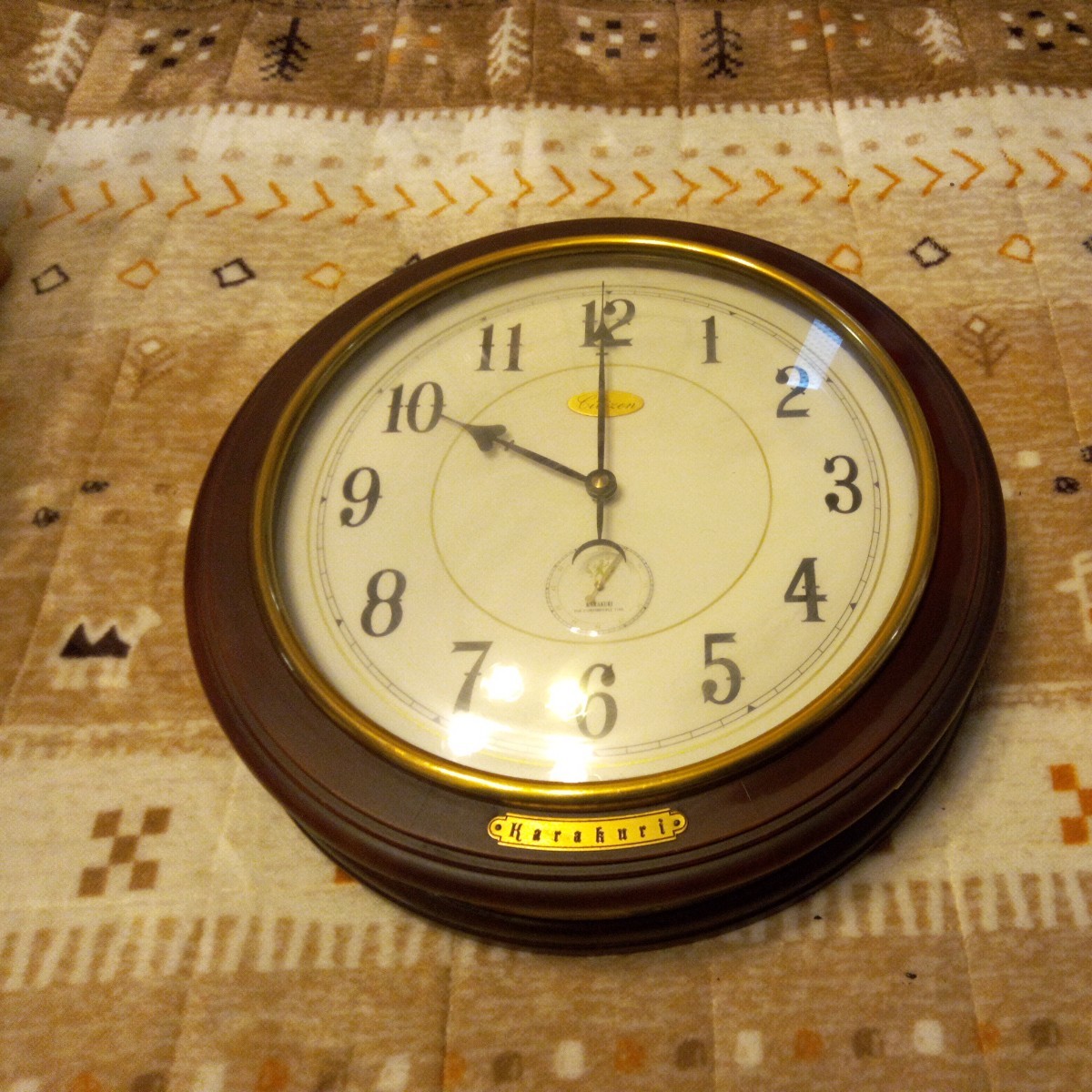 シチズン　4MH666　からくり時計　木枠　ビンテージ　壁掛け時計 メロディ　チャイム　レア