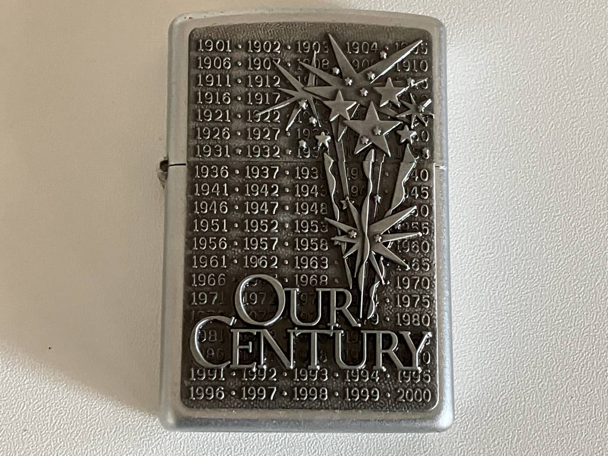 zippo 1999年製 OUR CENTURY【アワー センチュリー 20th 】未着火品