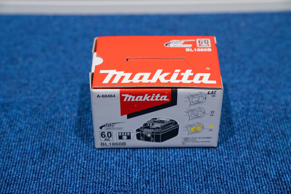 マキタ makita 純正 リチウムイオンバッテリー BL1860B 未使用 18V 6.0Ah