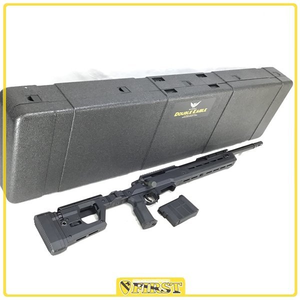 4103】同梱不可 ダブルイーグル製 Magpul Pro700 BK ボルトアクションエアーコッキングライフル DOUBLE EAGLE ガンケース付き（2）