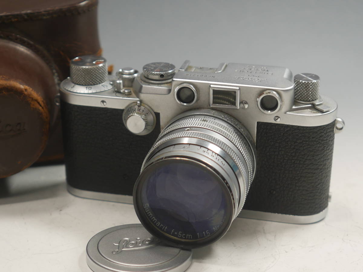 ◇Leica【Ⅲf】+レンズ【Summarit f=5cm 1:1.5】現状・ジャンク品