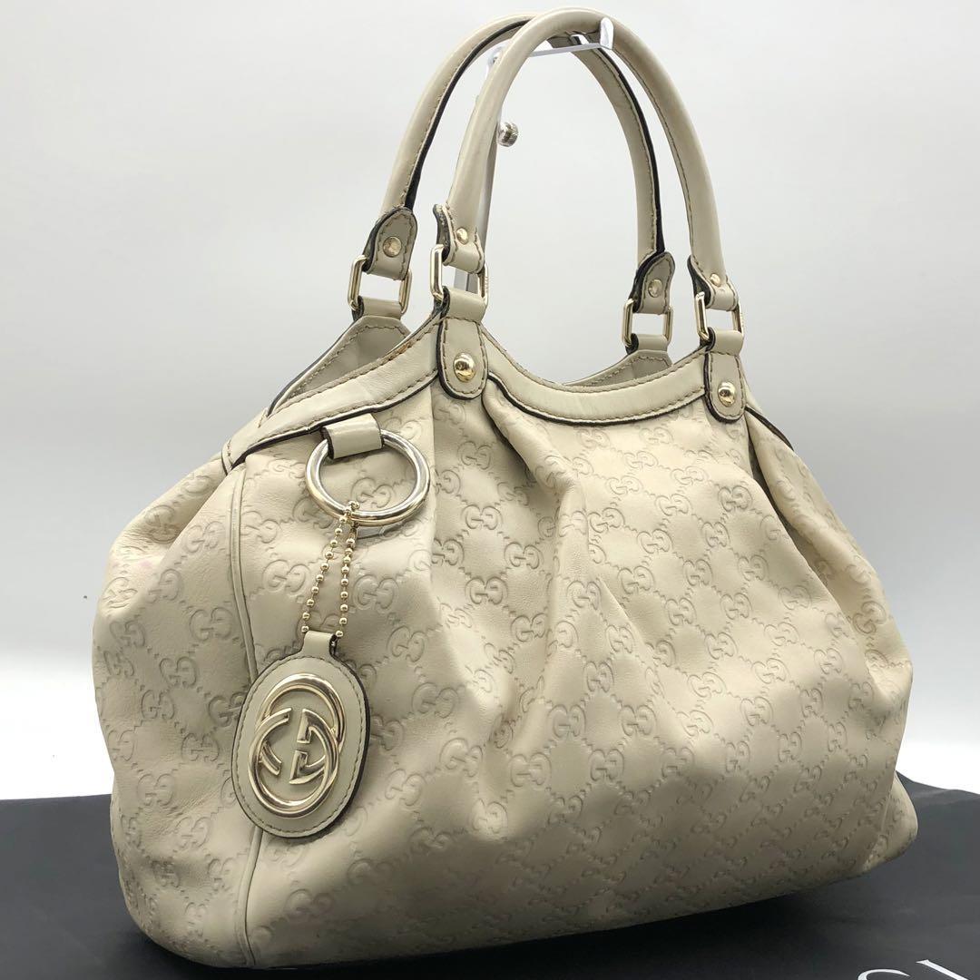 グッチ スーキー GUCCI グッチシマ - GG レザー ショルダー 美品 シマ