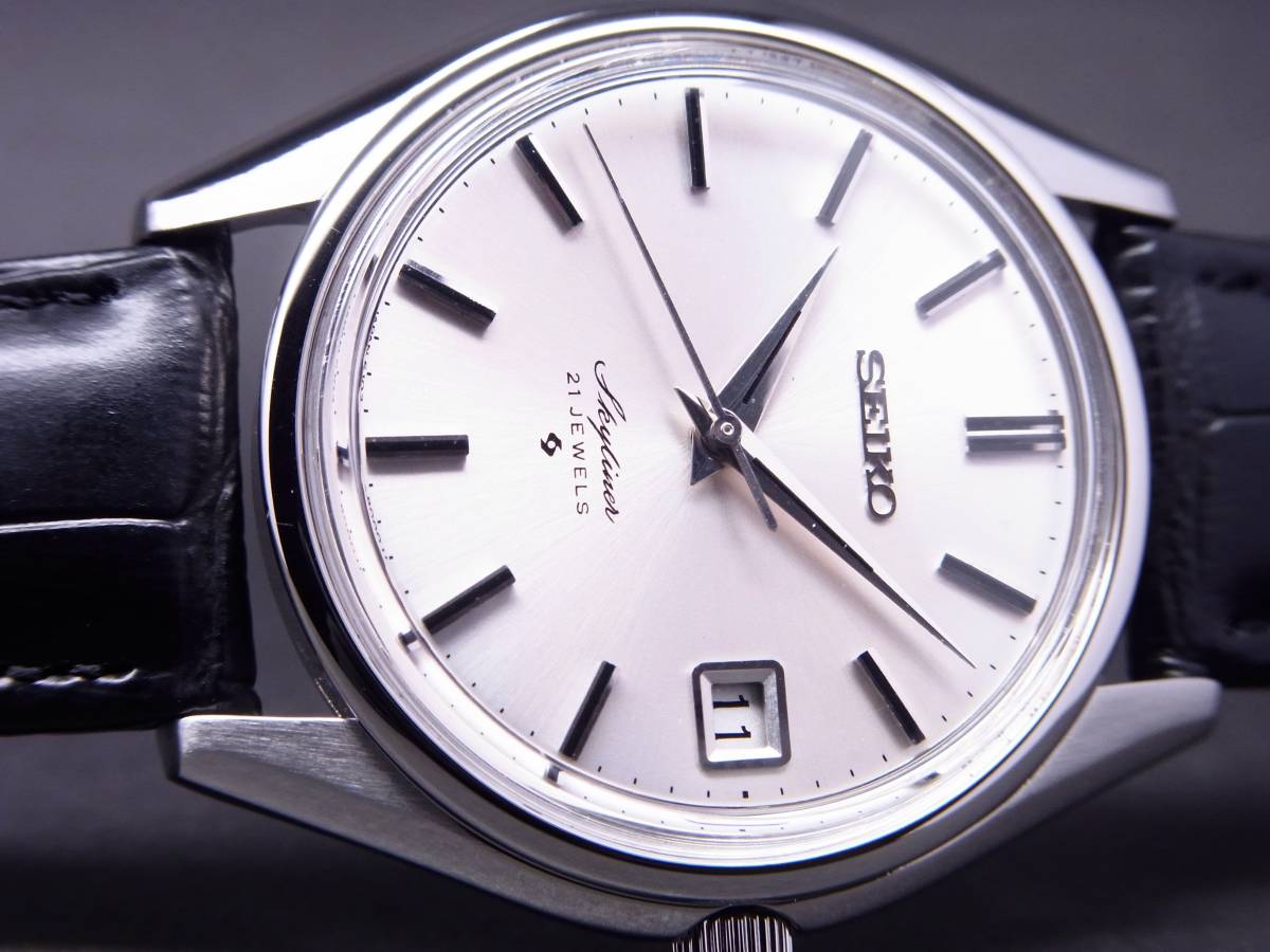 セイコー 61 スカイライナー 21石 手巻き時計 1972年製 美品！！ 21石