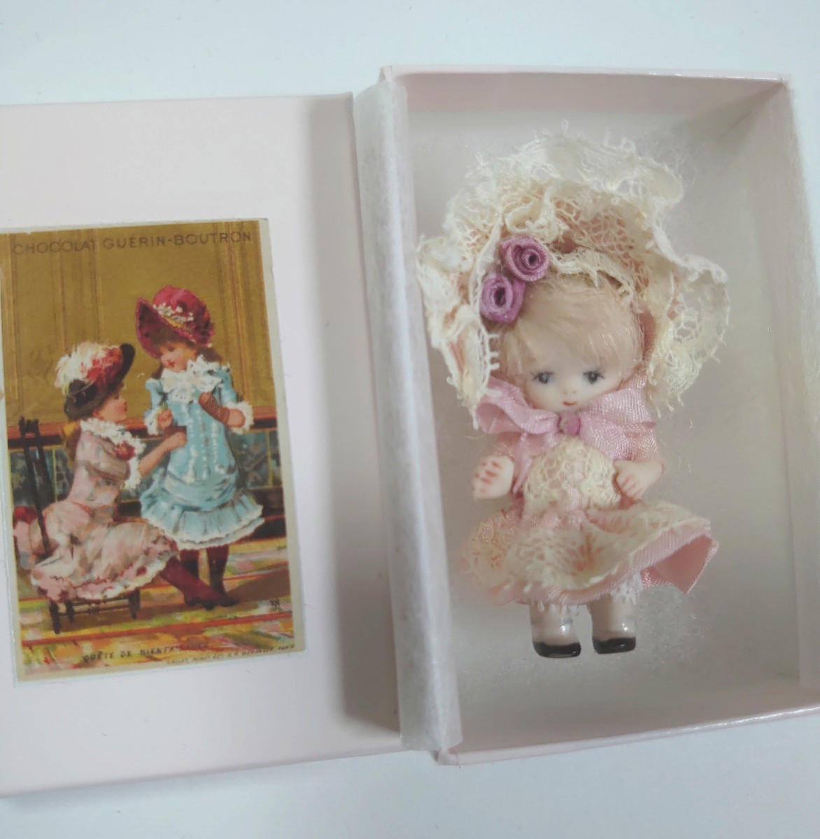 ちびくま工房 パティちゃん 古布を着る 4.5センチ ちびくま工房 パティ