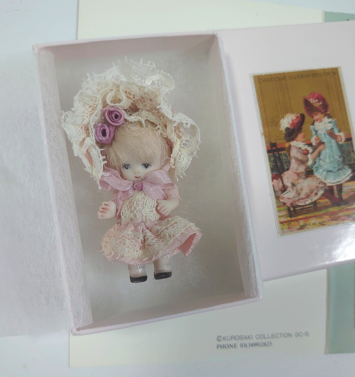 ちびくま工房　シンディちゃん5センチとパティちゃんのすみれ色のbox ちびくま工房 | - 国内最大級のハンドメイド・手作り minne 作品一覧