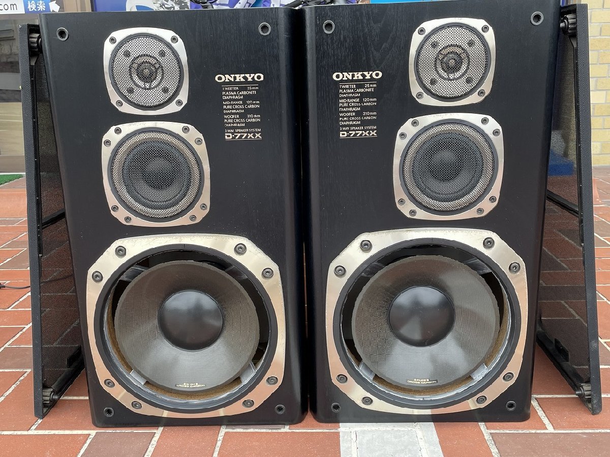 大人気，新作登場】 〓 希少品【ONKYO オンキョウ D-77XX 3Way ペア