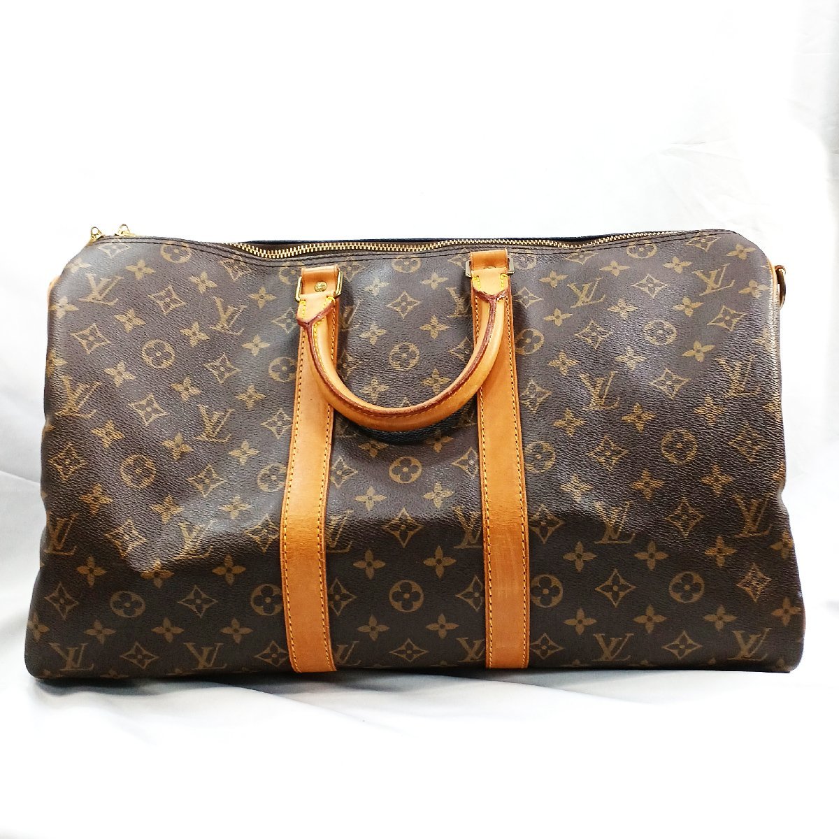 ルイヴィトン M41418 キーポル バンドリエール45 VI0991 ボストンバッグ モノグラム 肩掛け 鞄 Louis Vuitton 中古 ★