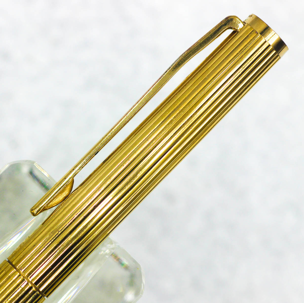 美品 初期型(全面ストライプ) モンブラン ノブレス 20金張 ゴールド