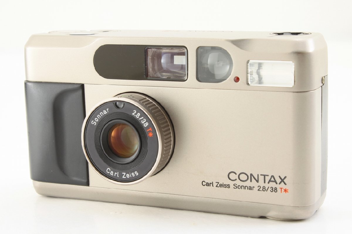 美品 元箱付 CONTAX T2 チタンクローム 美品CONTAX コンタックス T2 ◇難