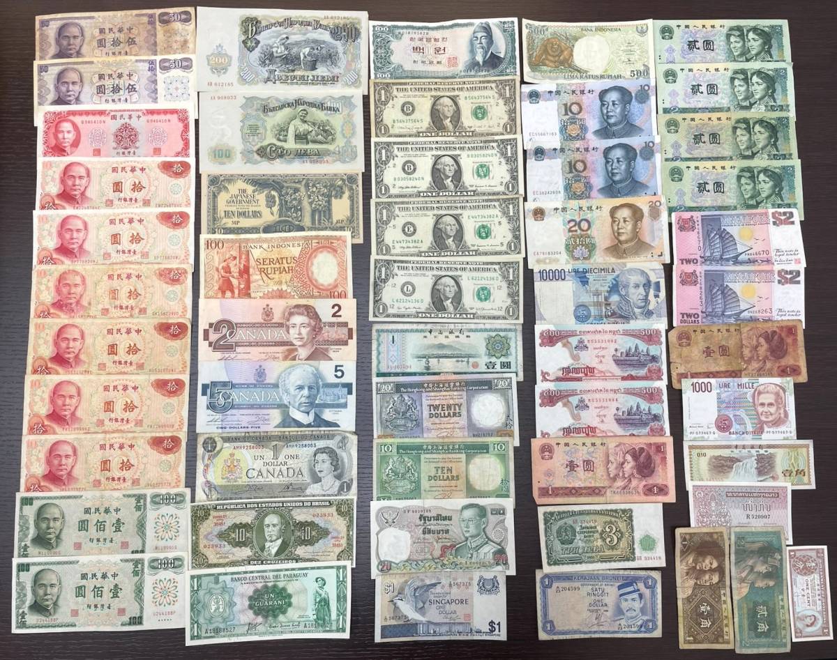 貨幣 ☆外国紙幣 旧紙幣各種☆