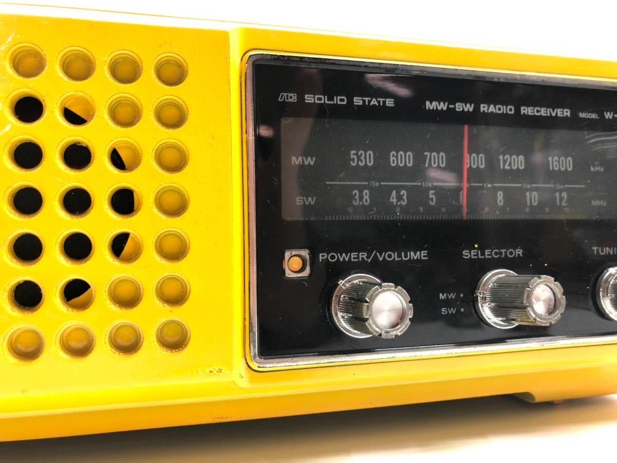 △802763*05△HITACHI/日立・MW/SW TABLE RADIO/テーブルラジオW-543