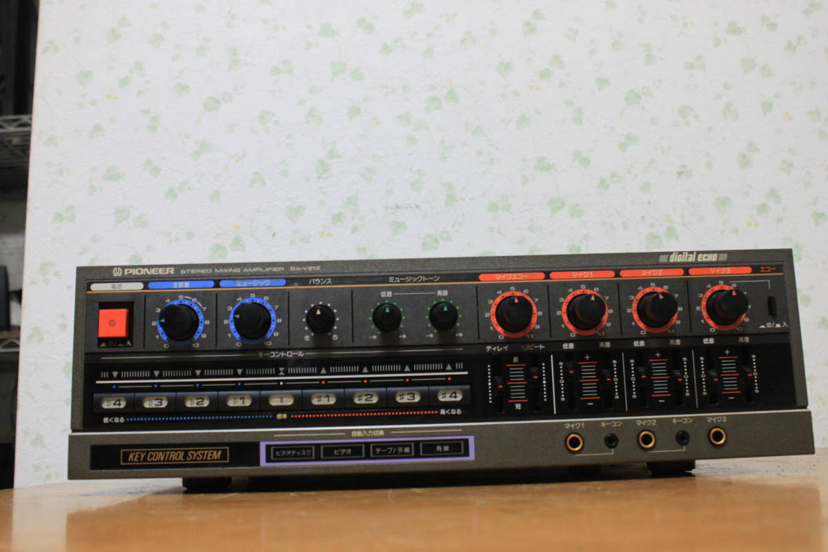 ■■【ハードケース付】Pioneer SA-V21 II カラオケアンプ PIONEER）パイオニア カラオケアンプ SA-V21 II 動作品 パイオニア