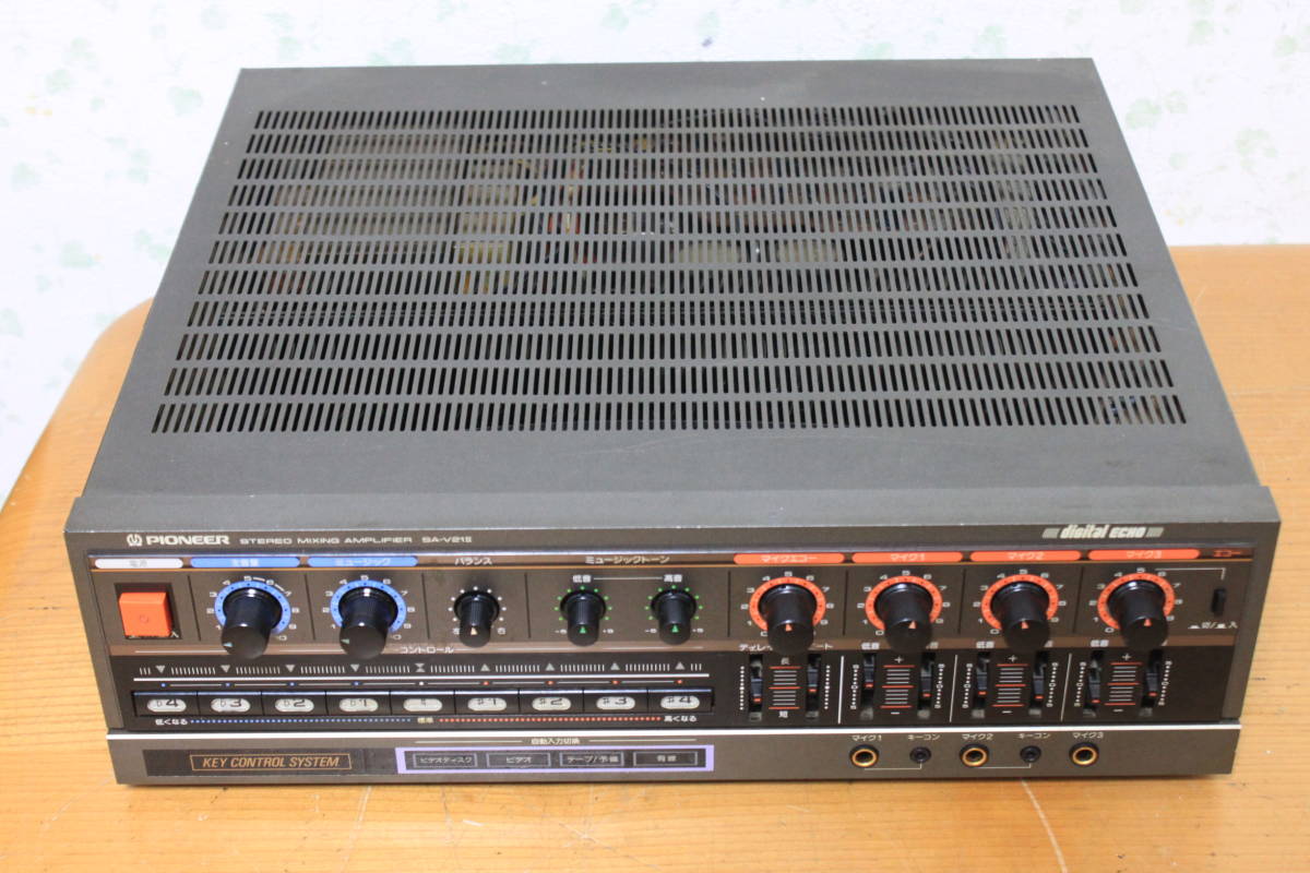 PIONEER）パイオニア カラオケアンプ SA-V21 II 動作品 パイオニア