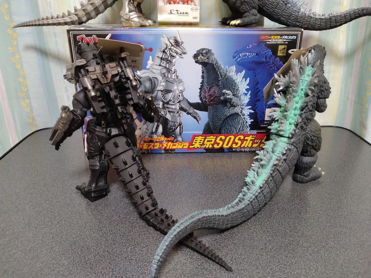 バンダイ ムービーモンスターシリーズ ゴジラ2004東京SOS 通常版＋限定 