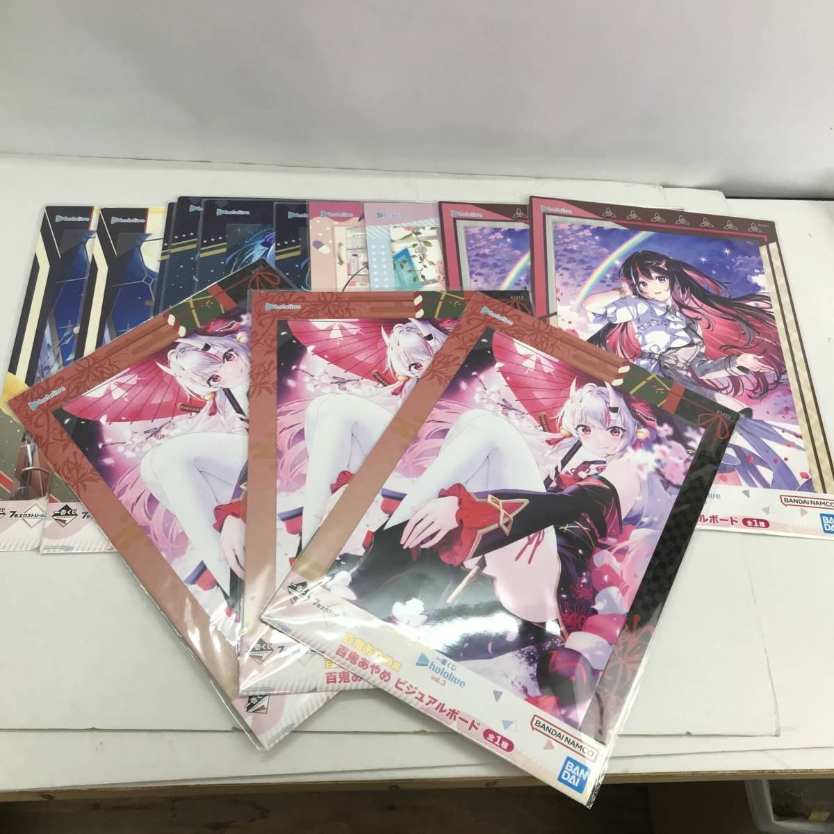 No.1855【★1円～】ホロライブ ビジュアルボードまとめ 13枚セット 一番くじ 中古品