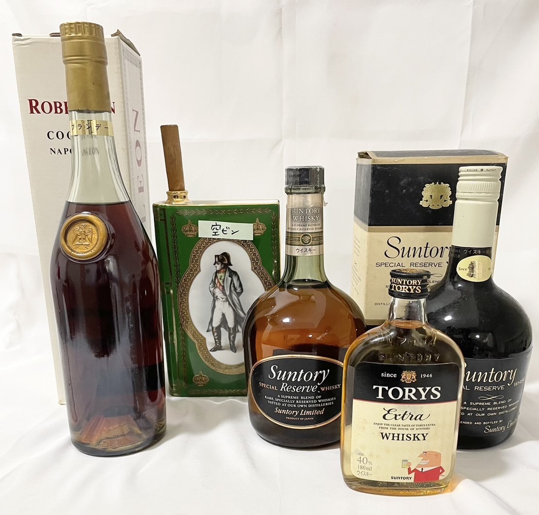 【未開栓】Suntory V.S.O.P 180ml 12本セット ① AS 20316】1円スタート 未開栓 お酒 5点 まとめ 内1つ空瓶有 SUNTORY
