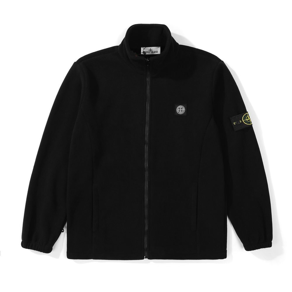 STONE ISLAND ストーンアイランド 立て襟 ジャケット メンズ ブラック