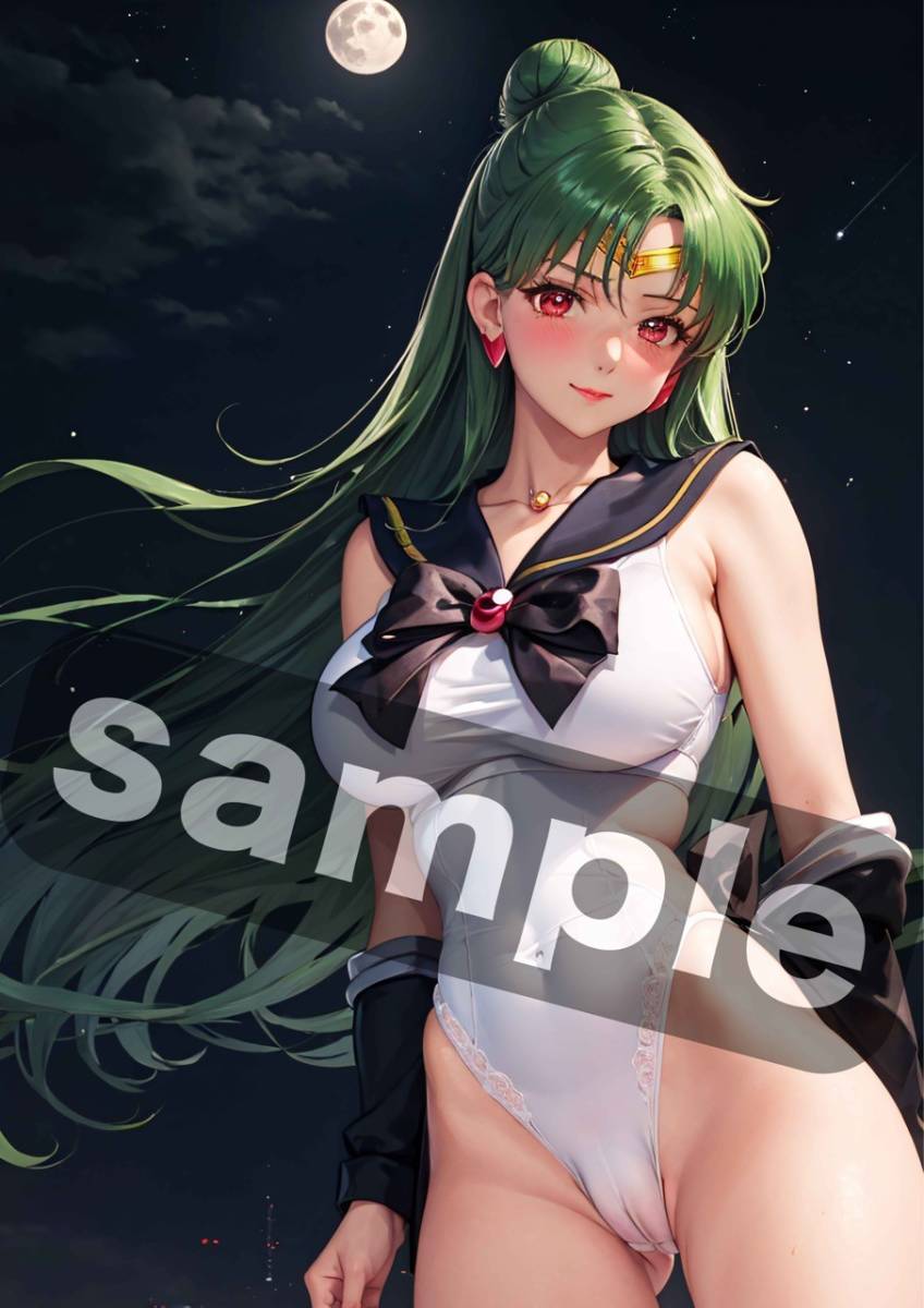 セーラームーン セーラープルート 冥王せつな T1214 Vol.1 同人 漫画 アニメ コスプレ 美女 高品質 A4 イラスト アート ポスター 匿名配送
