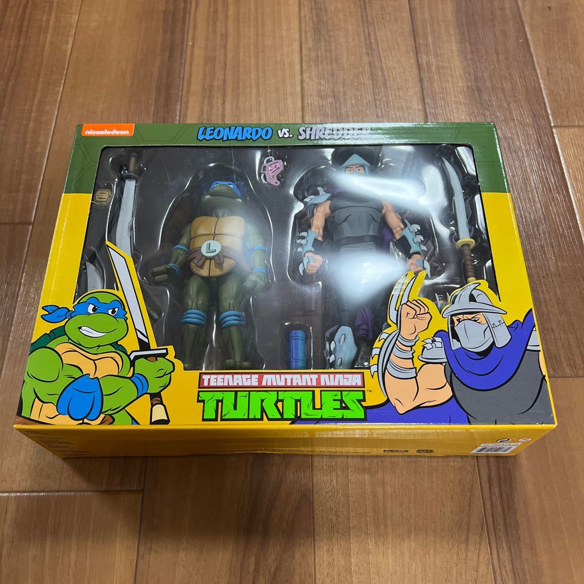 TMNT ネカ タートルズ レオナルド VS シュレッダー セット neca