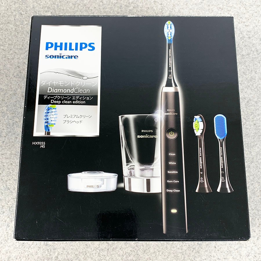 PHILIPS Sonicare フィリップス ソニッケア 電動歯ブラシ ダイヤモンドクリーン ディープクリーンエディション HX9355/45 [M10877]