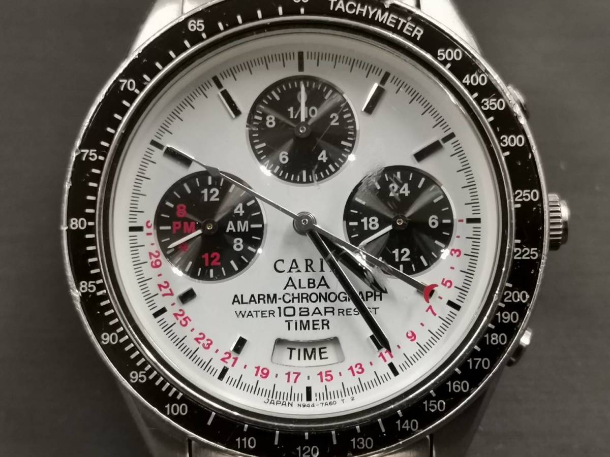 22664 ☆USED☆ SEIKO セイコー ALBA アルバ CARIB アラームクロノ 