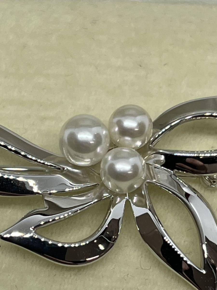ミキモト ブローチ パール シルバー MIKIMOTO 真珠 本真珠 | ミキモト