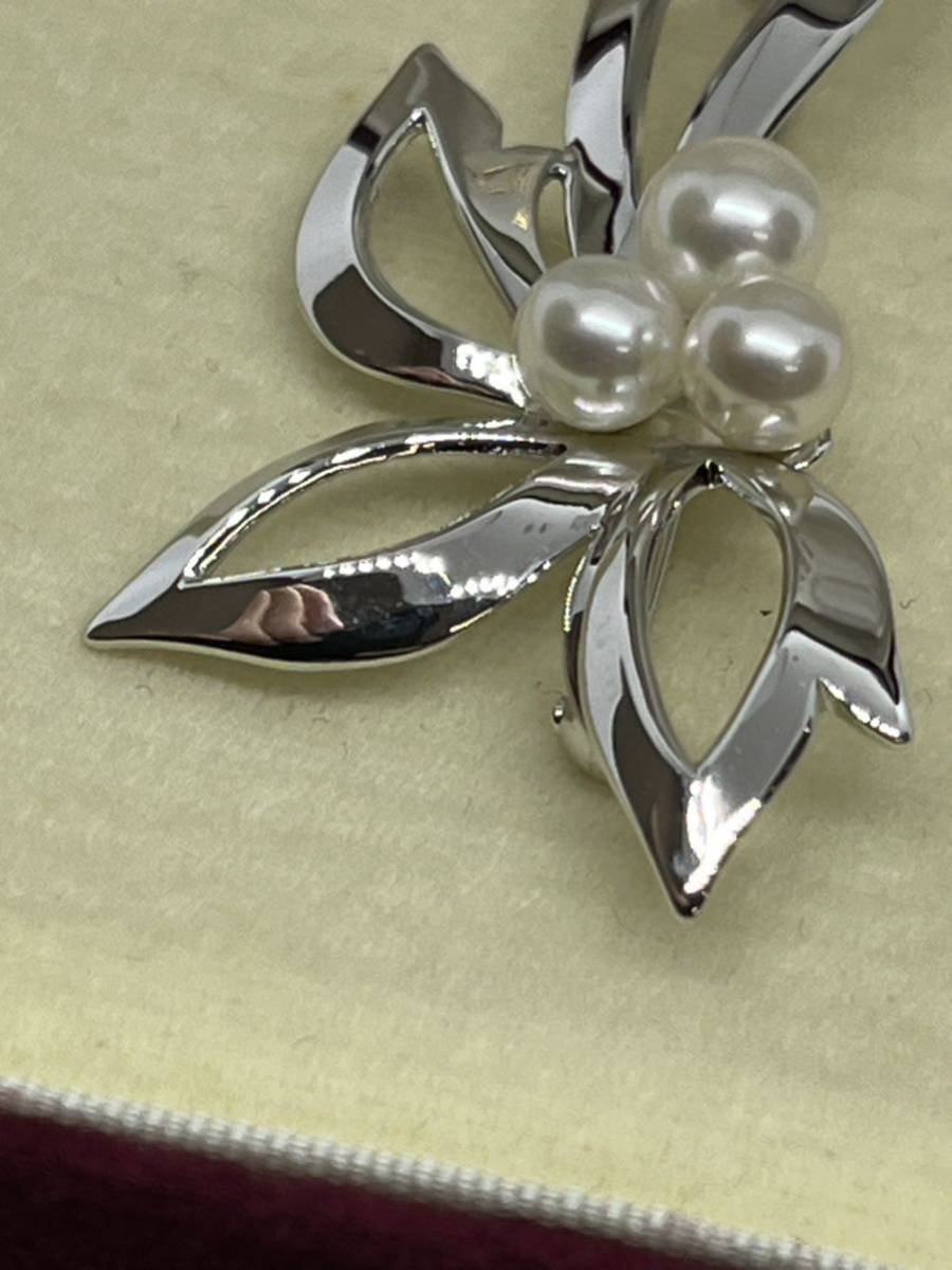 ミキモト ブローチ パール シルバー MIKIMOTO 真珠 本真珠 | ミキモト