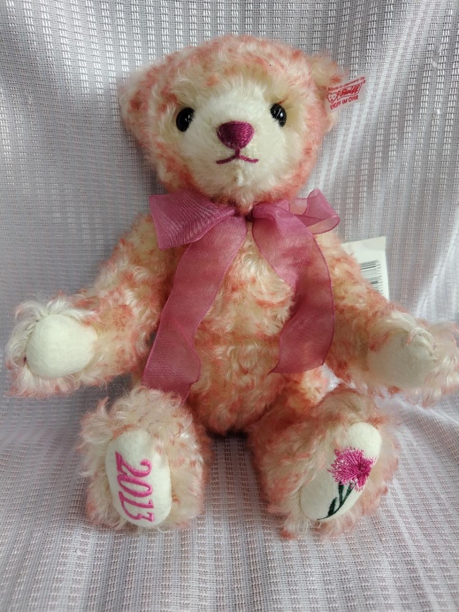 シュタイフ　steiff　テディベア ぬいぐるみ　なでしこ　日本の名花シリーズ シュタイフ steiff テディベア ぬいぐるみ なでしこ 日本の名花