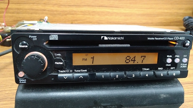 CD-400 1DIN nakamichi ナカミチ CDプレーヤー ラジオ 難あり ジャンク 
