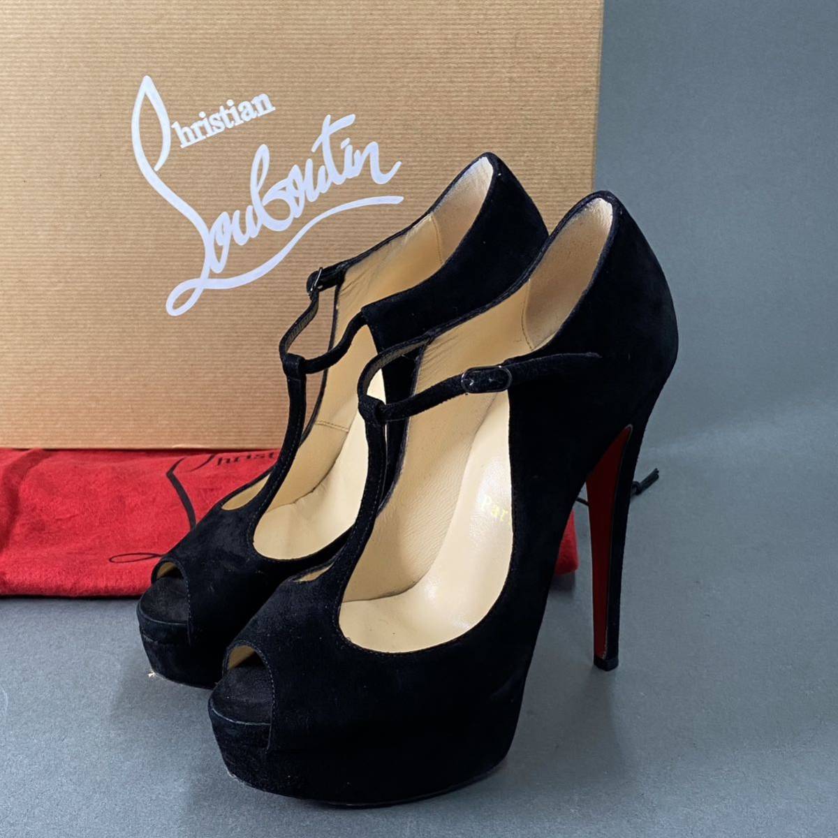 Gl16 イタリア製☆ Christian Llouboutin クリスチャンルブタン