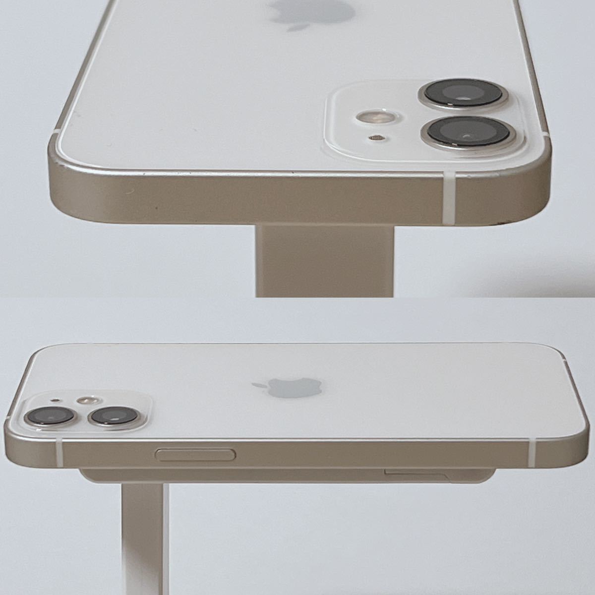 ☆1140☆極美品 iPhone12 mini ホワイトSIMフリー 128GB バッテリー 